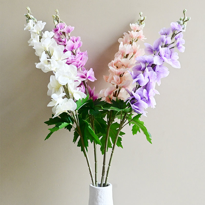 Solene Artificial Flower Stick - White media 3