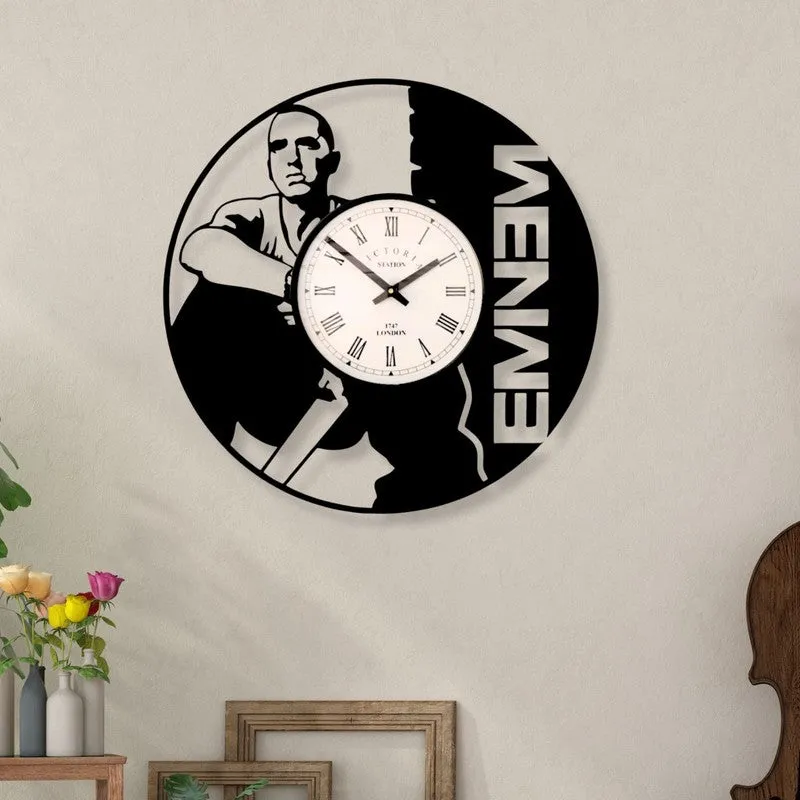 Eterniq Steel Analog Wall Clock media 1