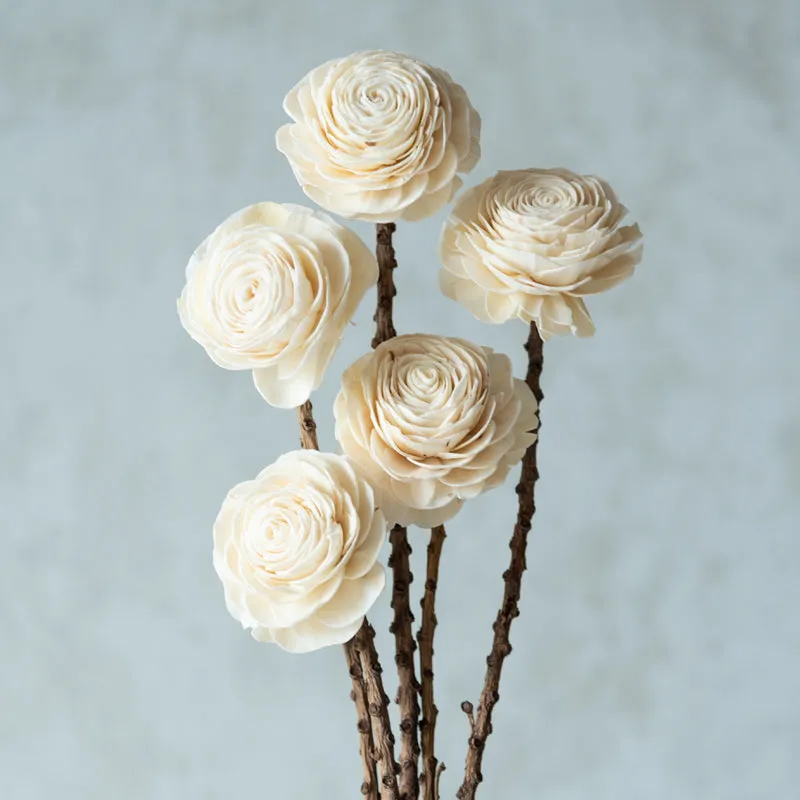 Asaina Adjustable Sola Wood Flower Stick - Set Of Eight media 3