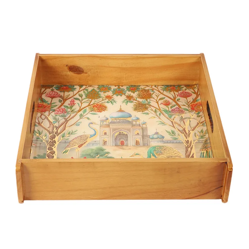 Royal Eden Square Wooden Serving Tray media 4