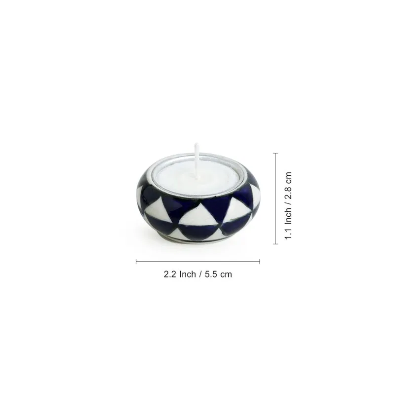 Blue Balance Tealight Candle Holder - Set Of Six media 6
