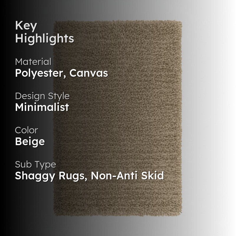 Table Tufted Woven Whisper Rug - Beige media 2