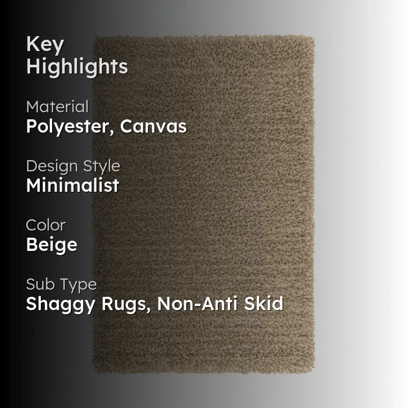 Table Tufted Woven Whisper Rug - Beige media 2