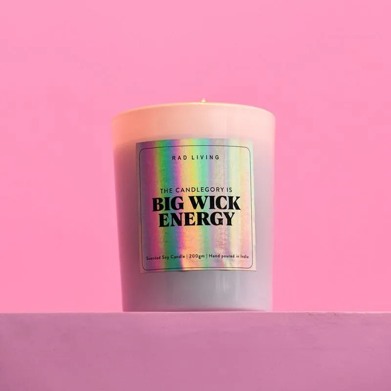 Big Wick Energy Scented Candle media 4