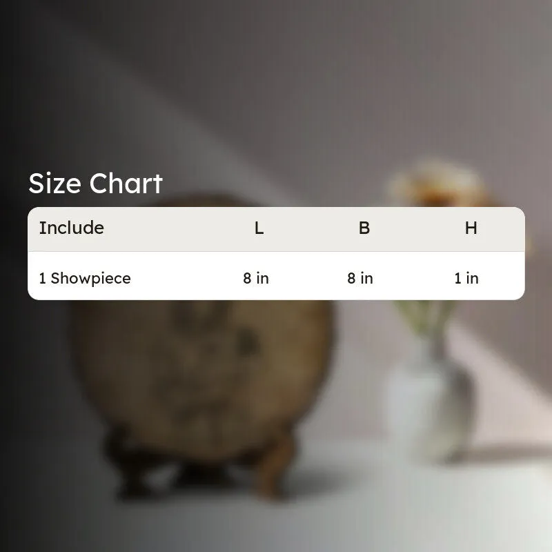 Tiny Kicks, Big Love Wood Showpiece - Round media 7