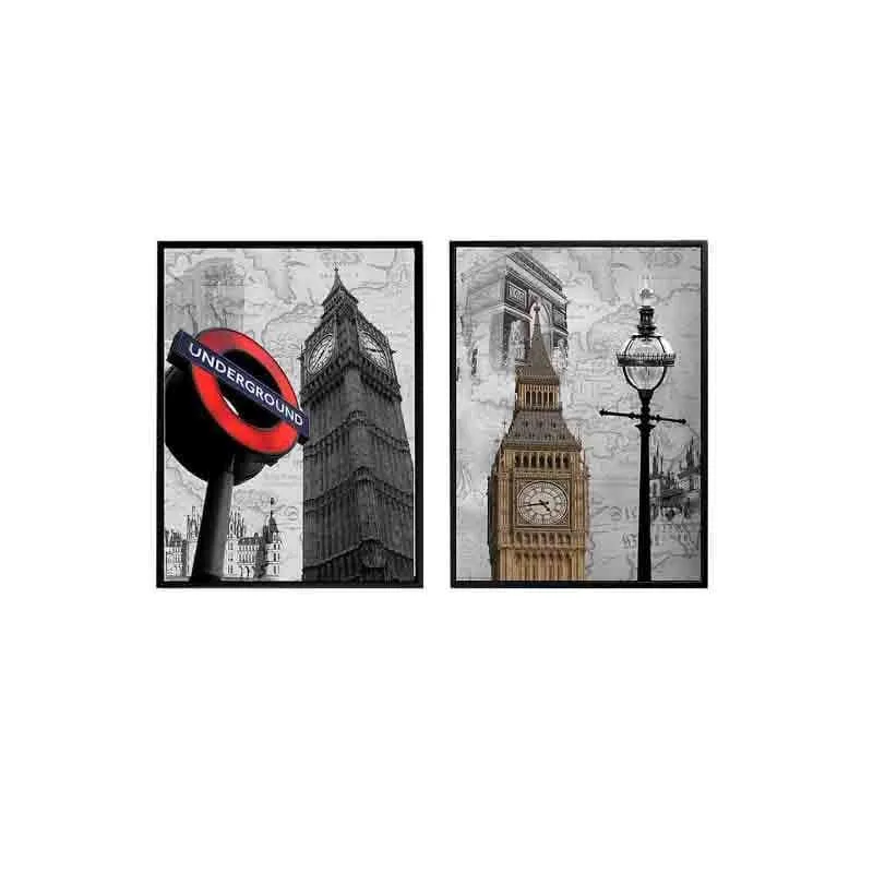 Street View Wall Art - Set Of Two media 4