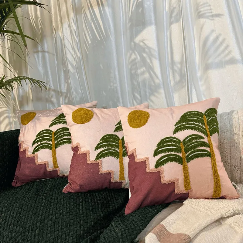 Tropikal Palms Cushion Cover - Set Of Three media 4
