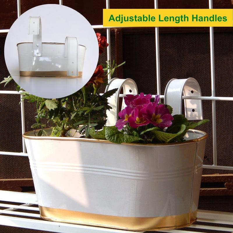 Norva Hanging Planter (White) - Set Of Three media 6