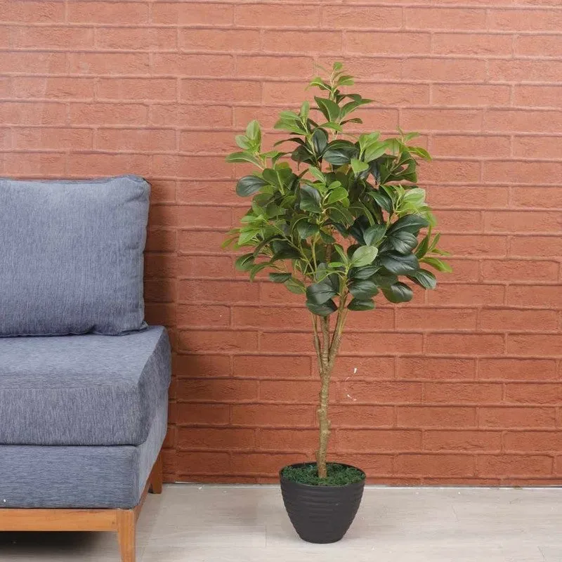 Peperomia Artificial Plant Without Pot - 3.9 Feet media 3