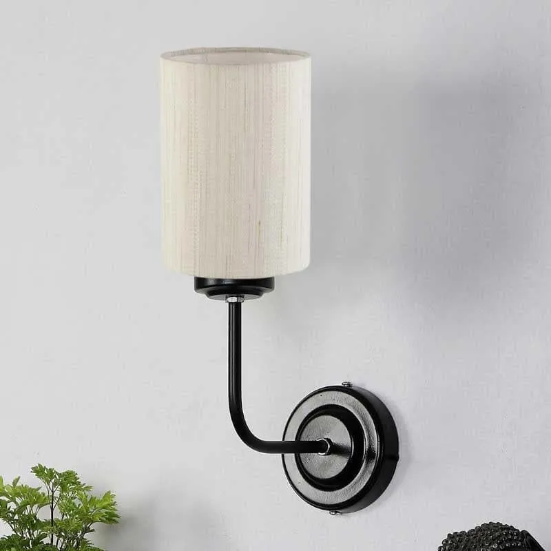 Biyox Cylindrical Fabric Wall Lamp media 3