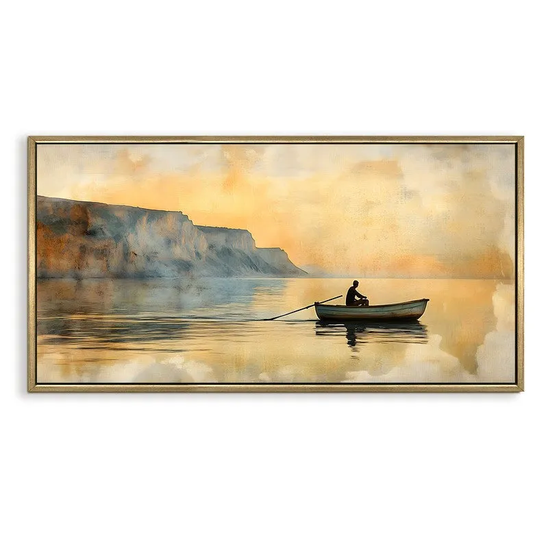 Lakespell Canvas Wall Painting With Frame media 3