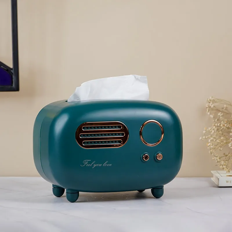 Retro Blues Tissue Box media 1
