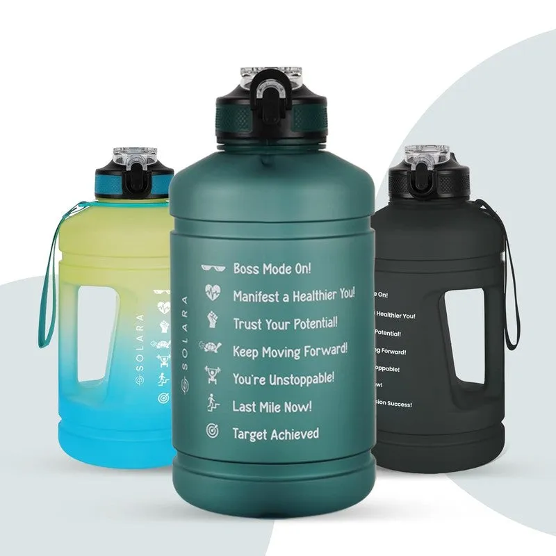 Solara Plaino Plastic Water Bottle (2200 mL) - Green media 8