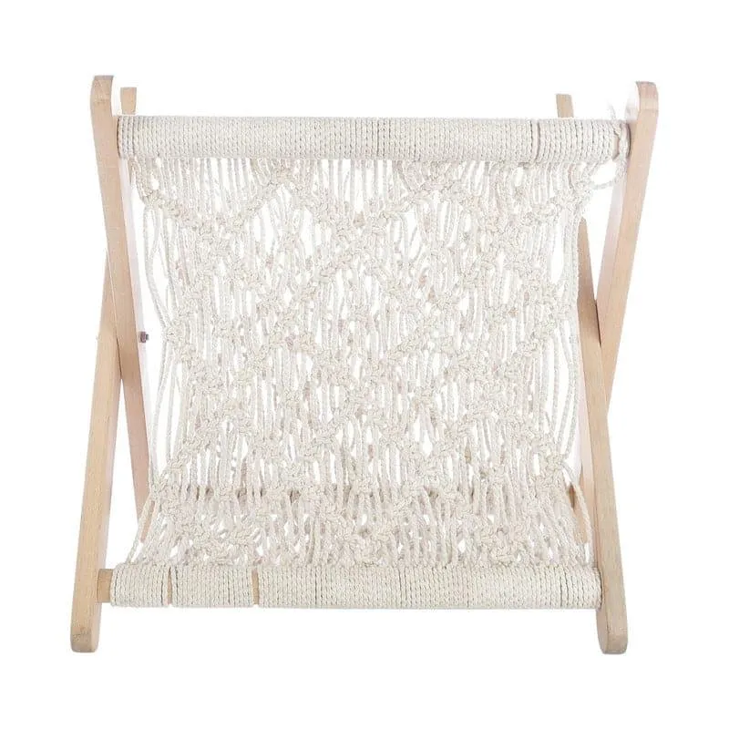 Efa Macrame Magazine Holder media 3