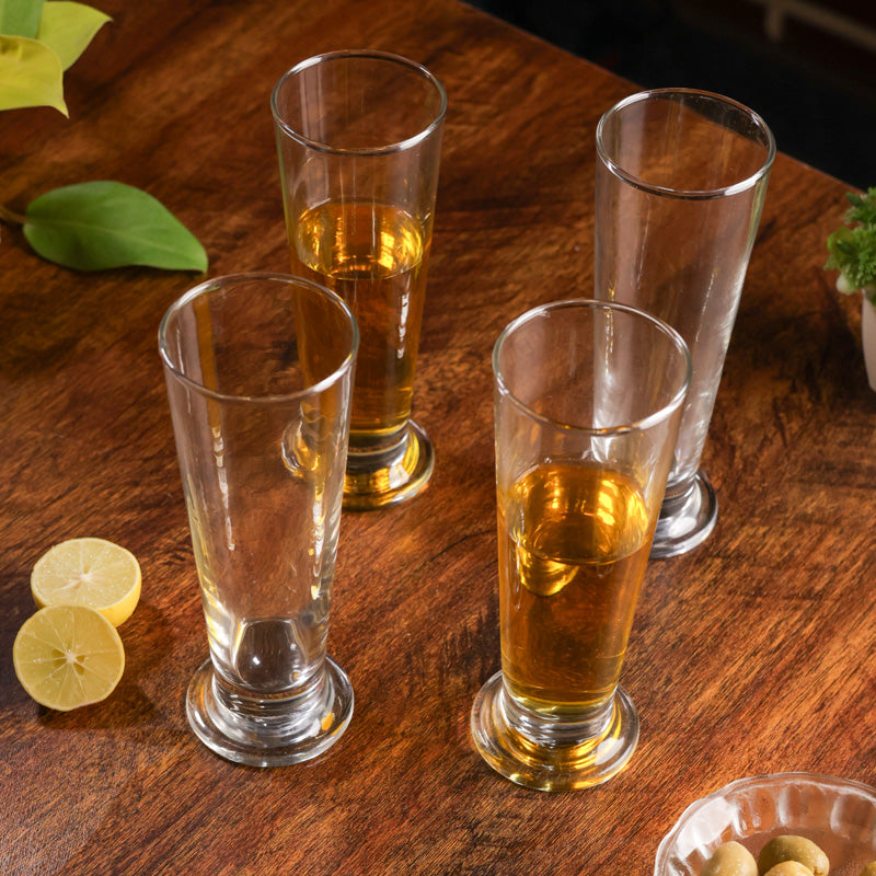 Creston Beer Glass(265 mL) - Set Of Four - 265 ML