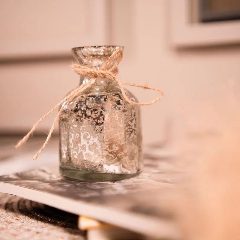 Decorative Glass Vase with Dried Flowers media 4
