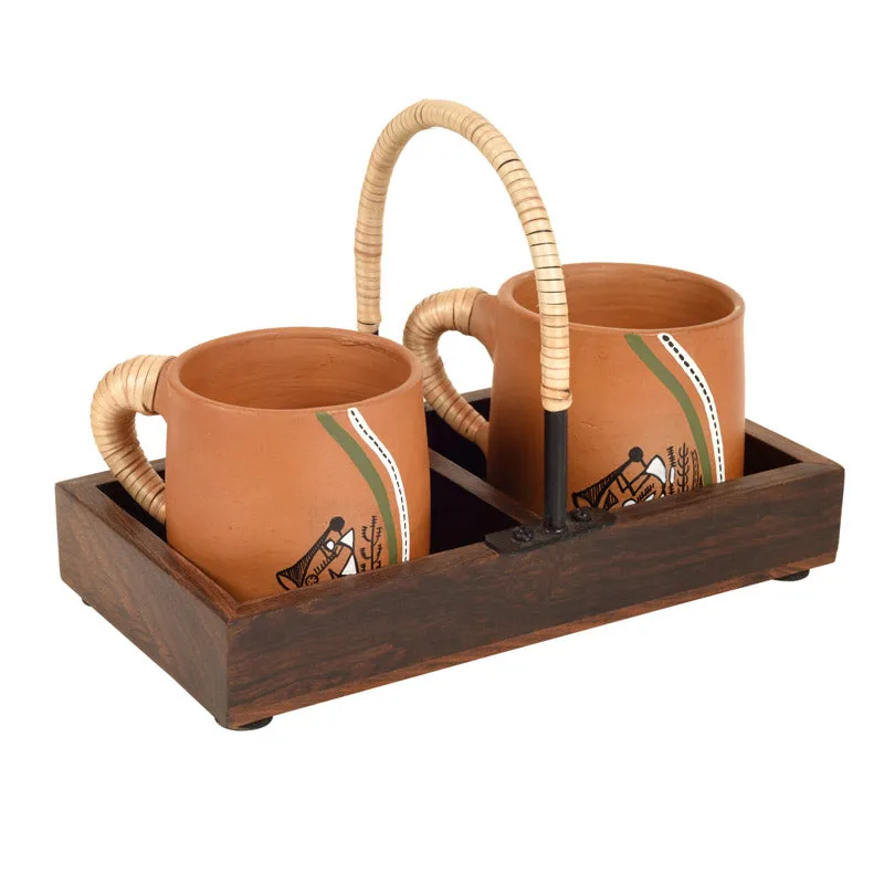 Zara Tray With Cup (150 ML) - Three Piece Set media 3