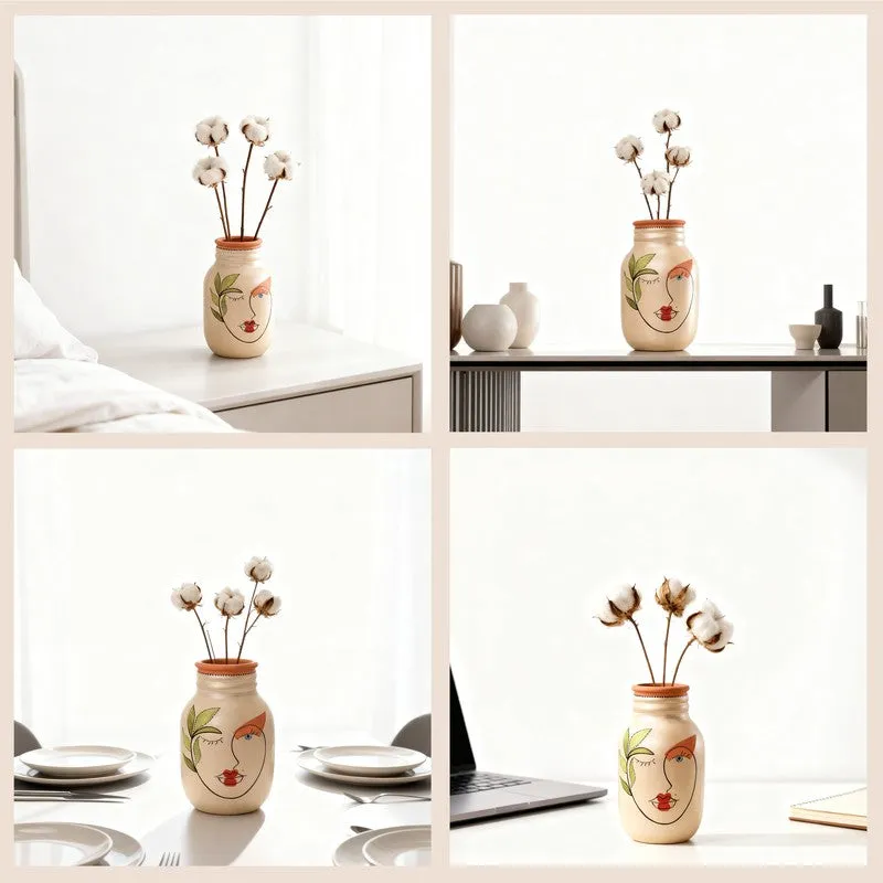 Painted Muse III Terracotta Vase media 5
