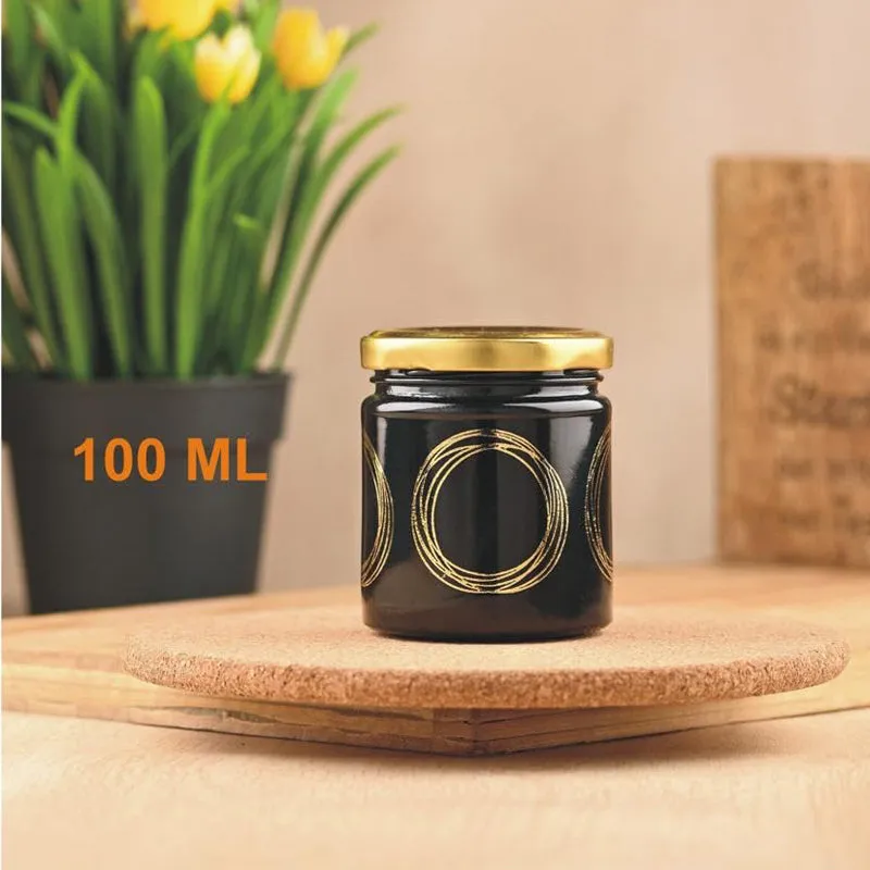 Seal Noir Airtight Glass Jar (Black) - 100 mL media 5