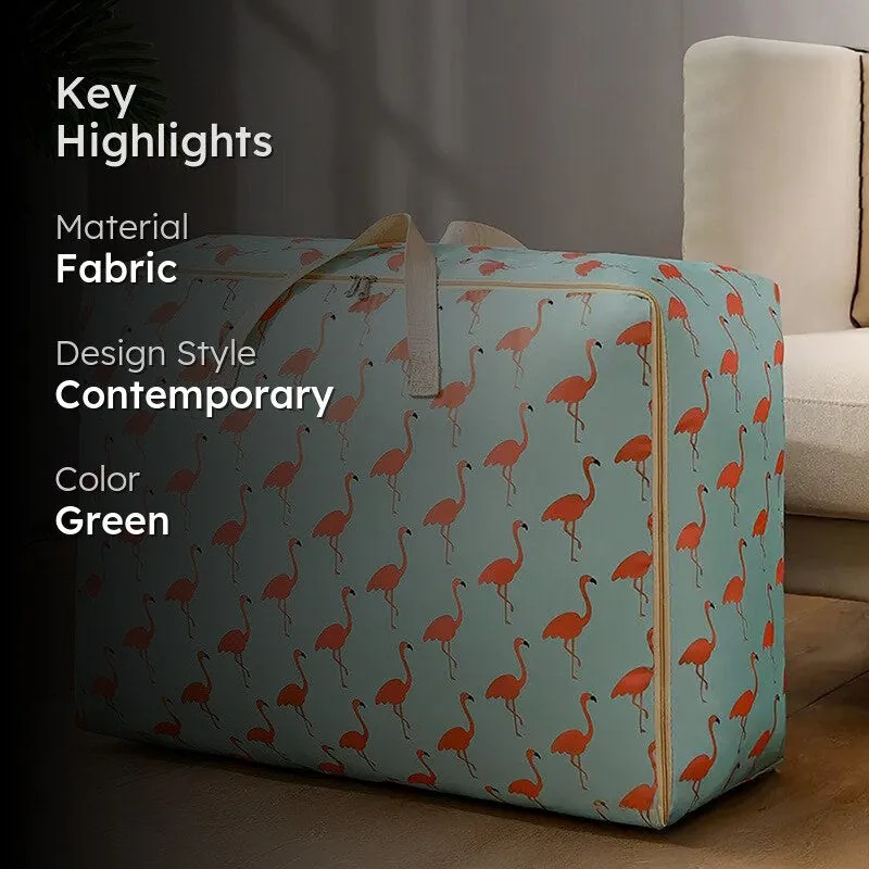 Lorenta Fabric Cloth Organiser - Green media 2