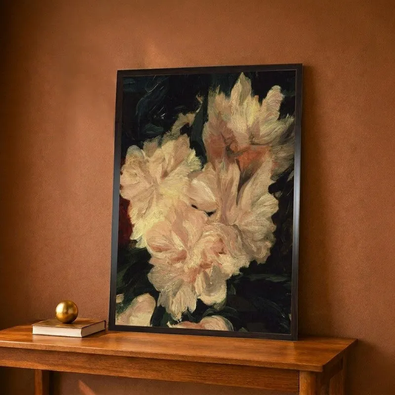 Peonies from Vase De Pivoines Sur Piedouche 1864 Canvas Wall Painting media 1