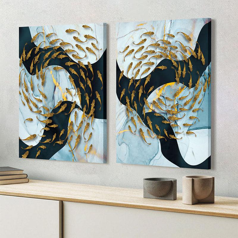 Pene Marina Abstract Wall Art - Set of Two