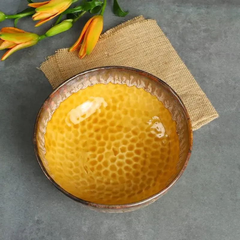 Bubbly Bliss Handmade Serving Bowl - 700 ML media 1