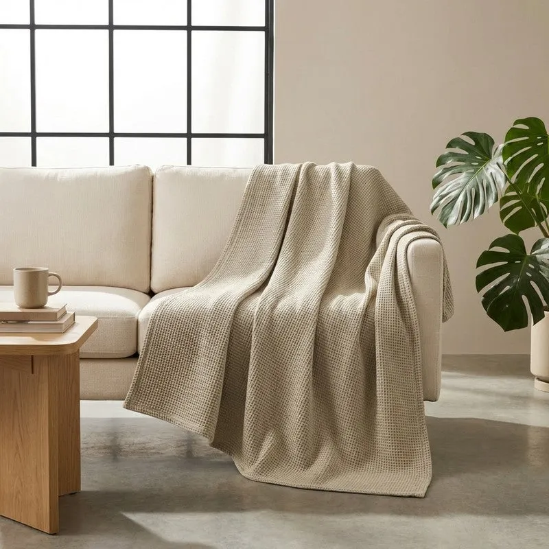 Soothara Cotton Blankets - Beige media 3