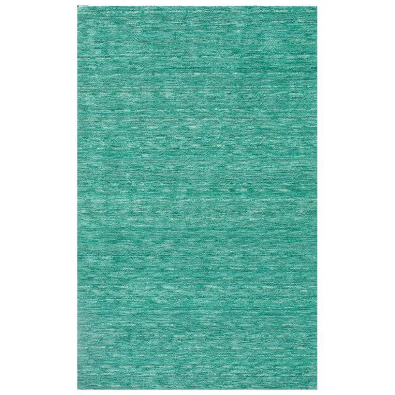 Aylin Hand Woven Wool Rug - Cobalt Green - 1