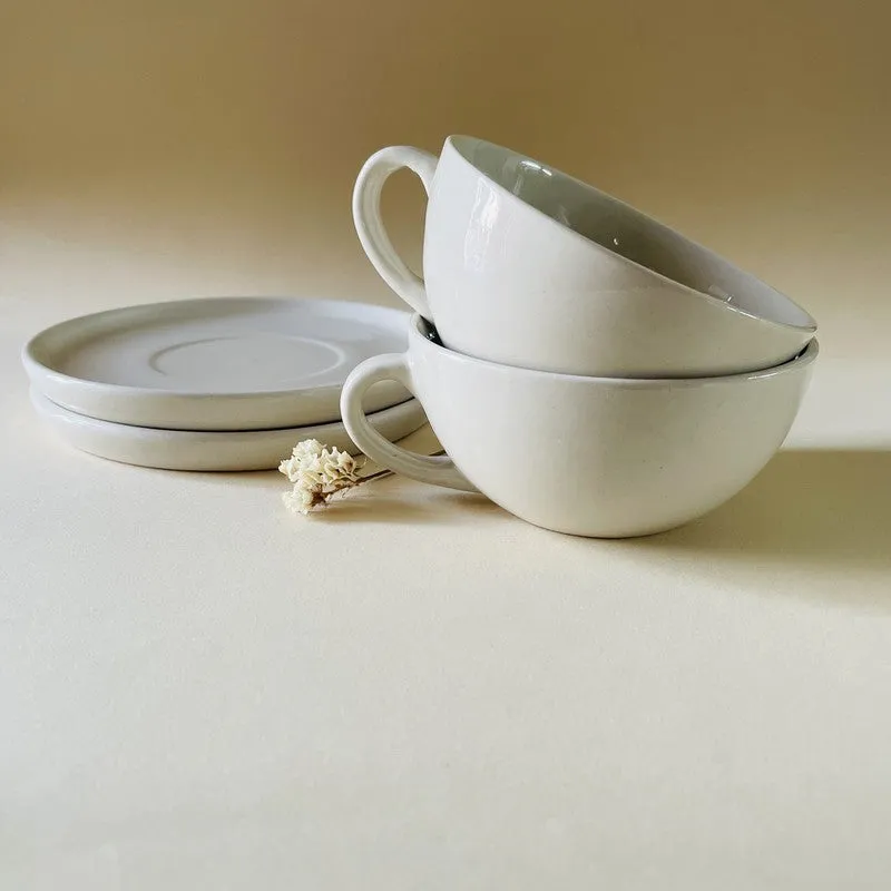 Lunar Brew Cup & Saucer (240 Ml) - Four Piece Set media 4