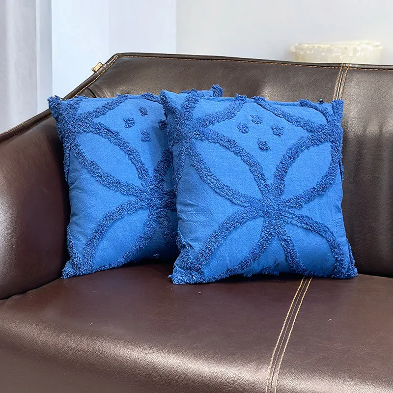 Kata Tufted Cover (Blue) - Set Of Two media 1