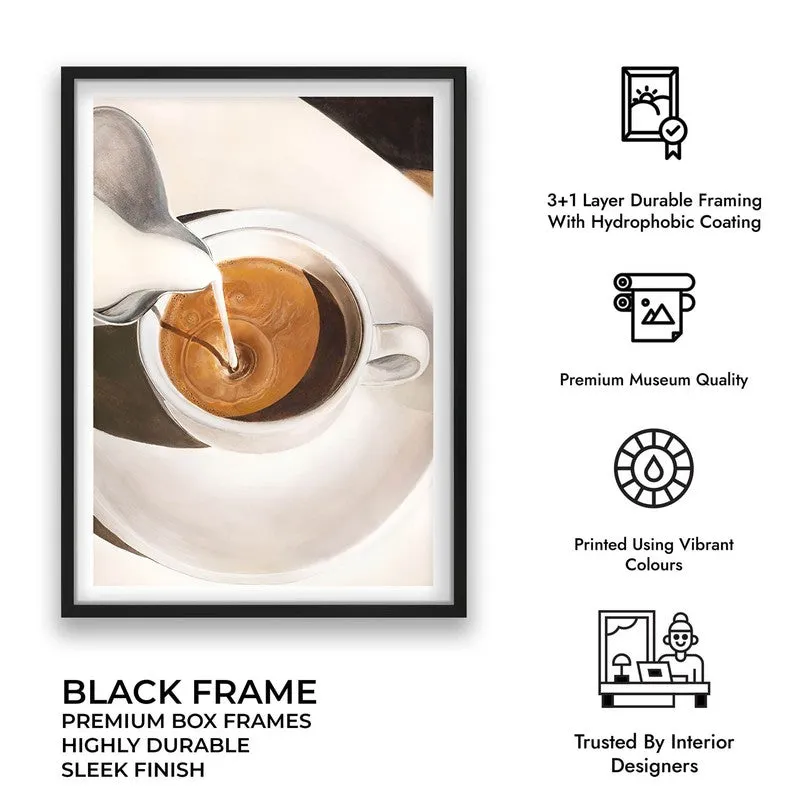 HotPour Archival Canvas Wall Art - Black media 9