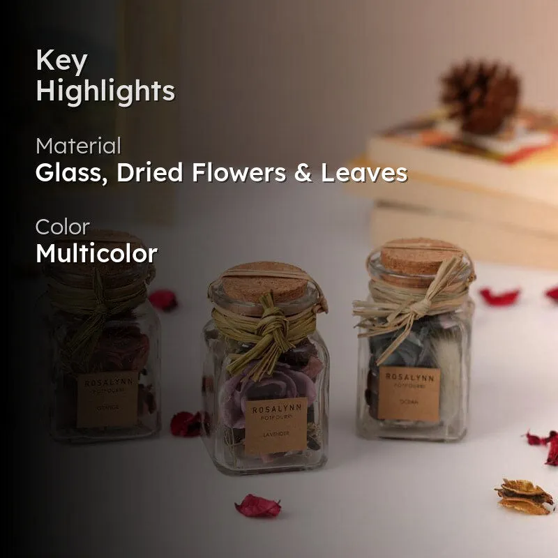 Kelmere Potpourri With Glass Jar - Set Of Three media 2