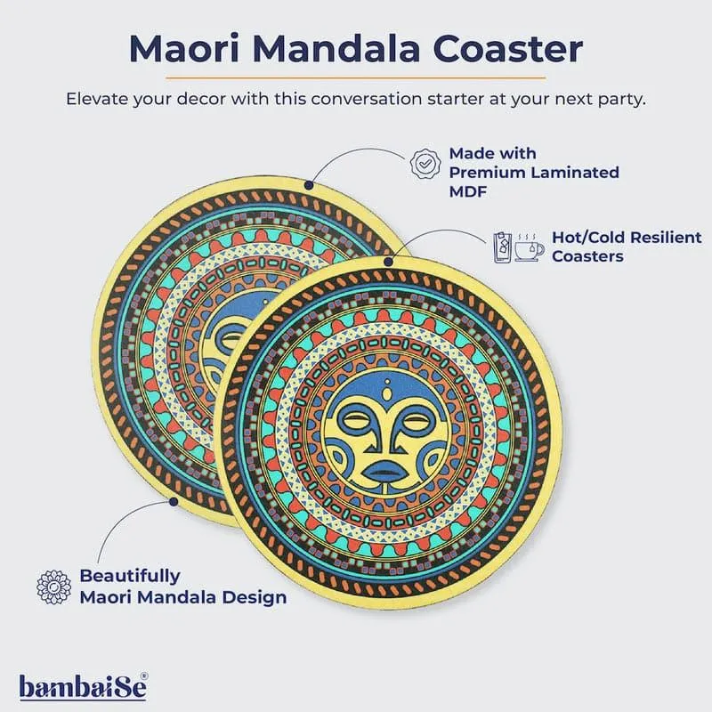 Mantra Maori Mandala Trivet - Set Of Four media 5