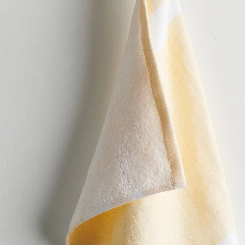 Nash Cotton Terry Hand Towel (Melon) - Set Of Two media 3