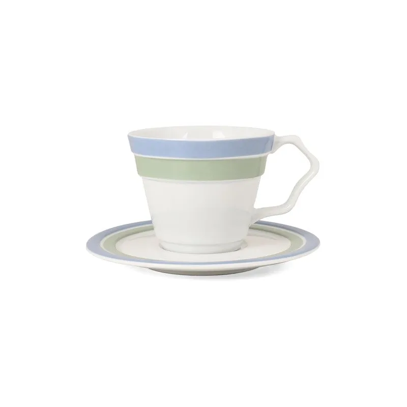 Morning Aura Porcelain Cup & Saucer (220 mL Each) - Twelve Piece Set media 4