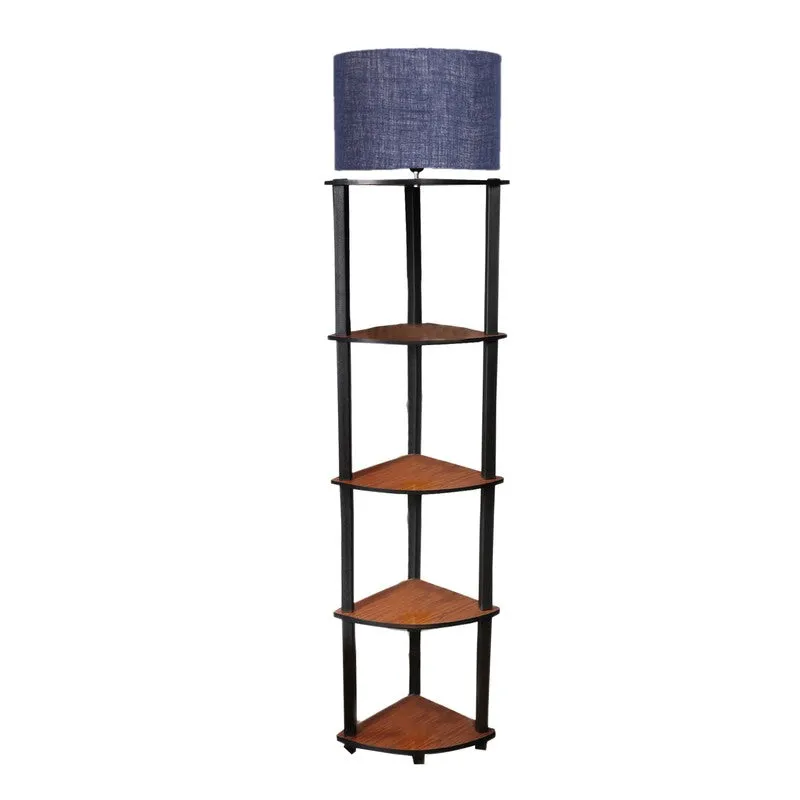 Cylindra Shimmer Floor Lamp (Blue) media 6