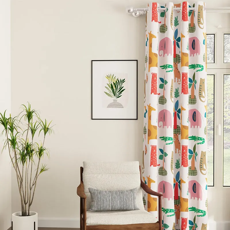 Urban Space Giraffe Charm Blackout Curtain media 3