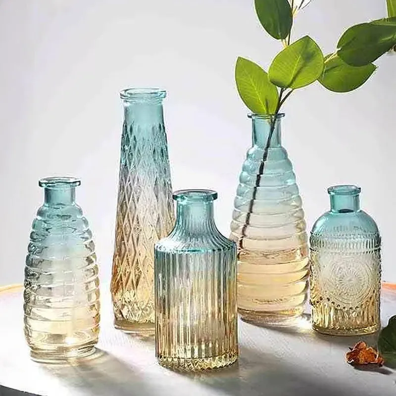 Glissera Glass Vase - Set Of Five media 8