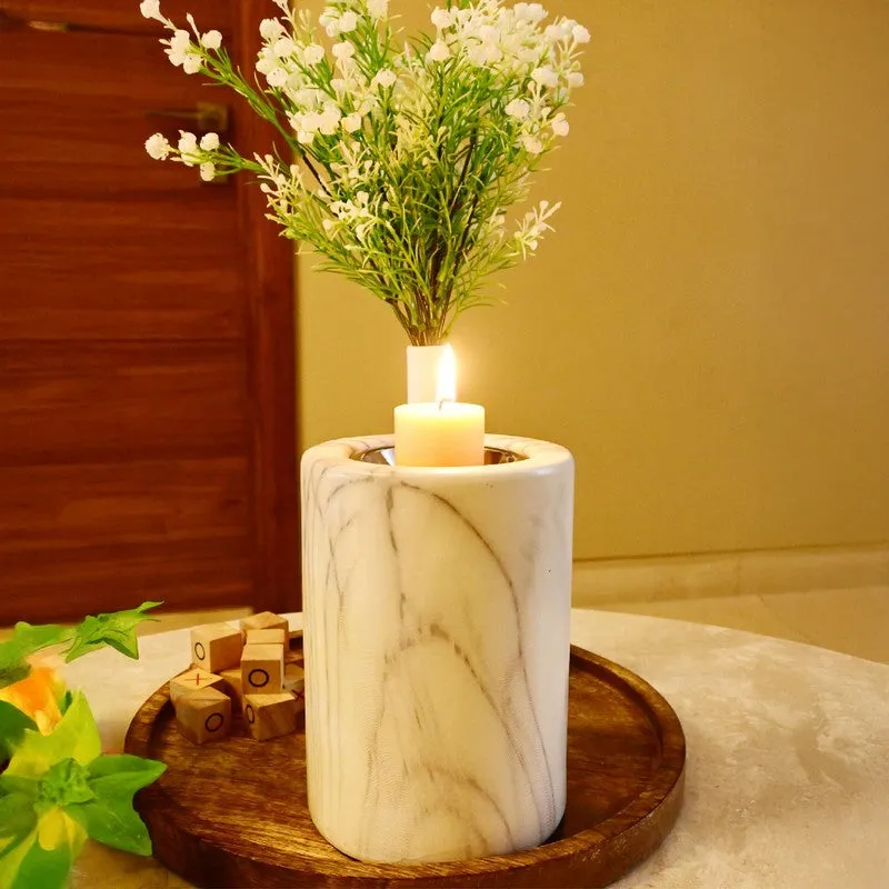 Lunora Elegant Marble Candle Holder media 4