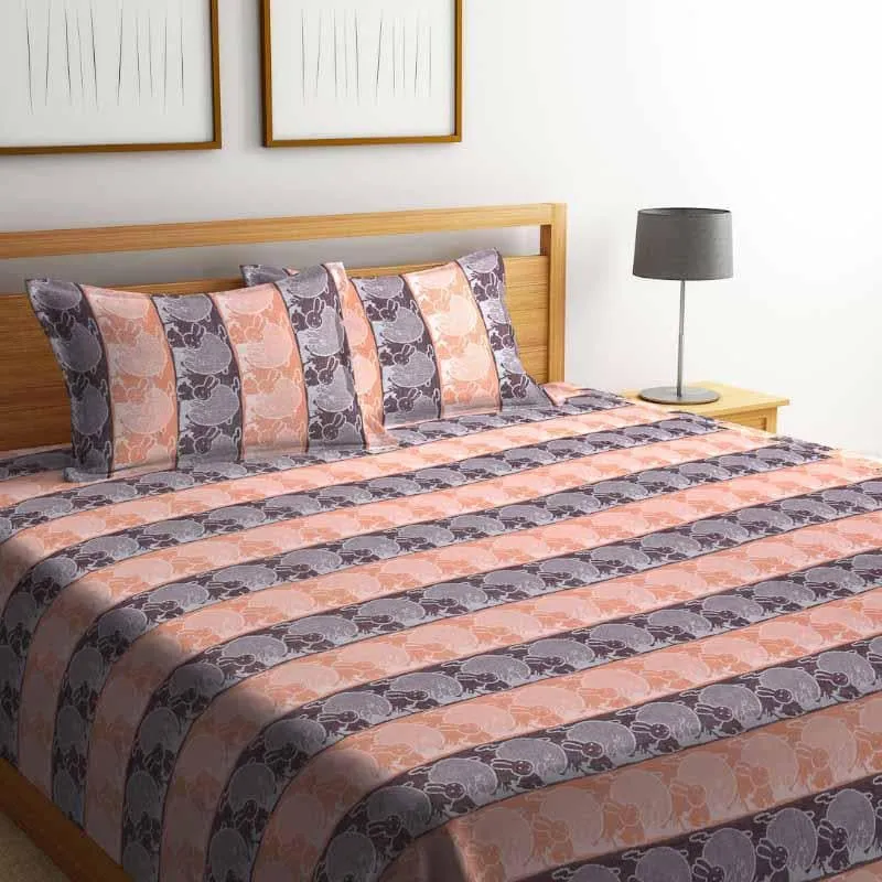 Cutie-Potuti Bedcover - Grey/Orange media 1