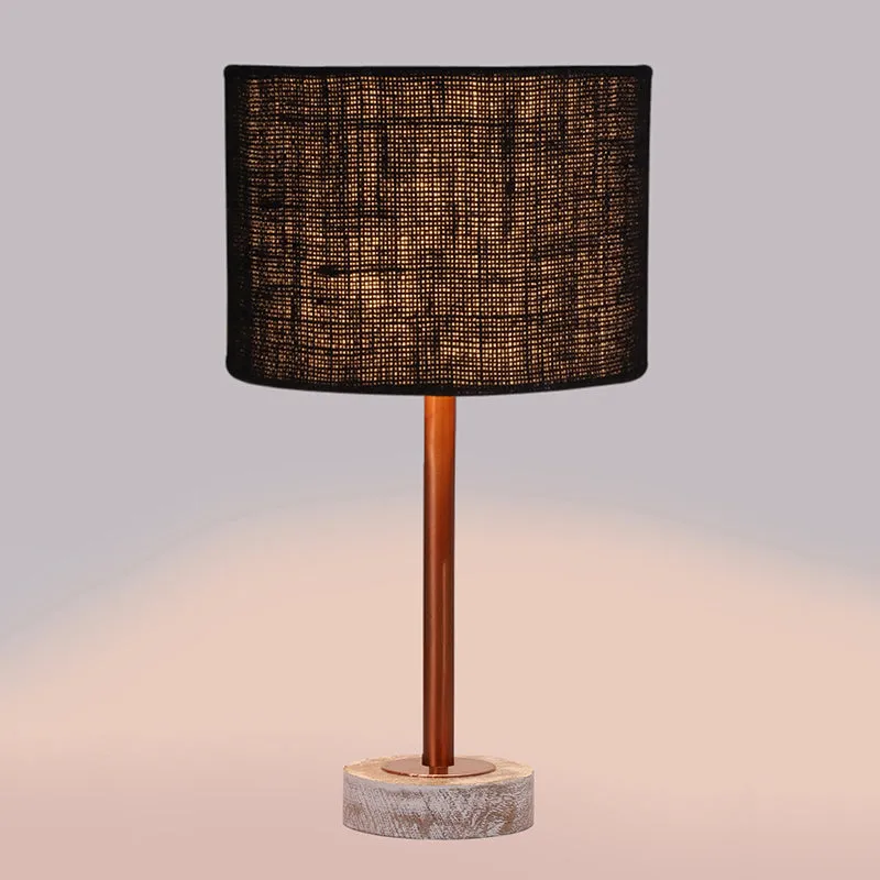 Sienna I Rodin Wooden Table Lamp - Black,Copper,White media 5