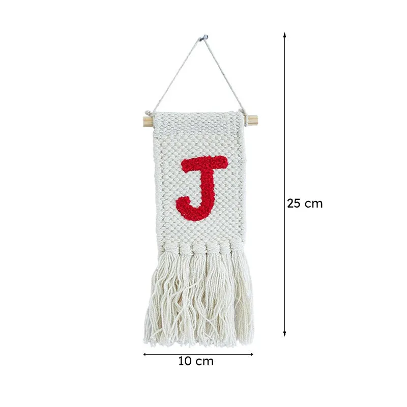 Monogram Mini Wall Hanging - J media 7