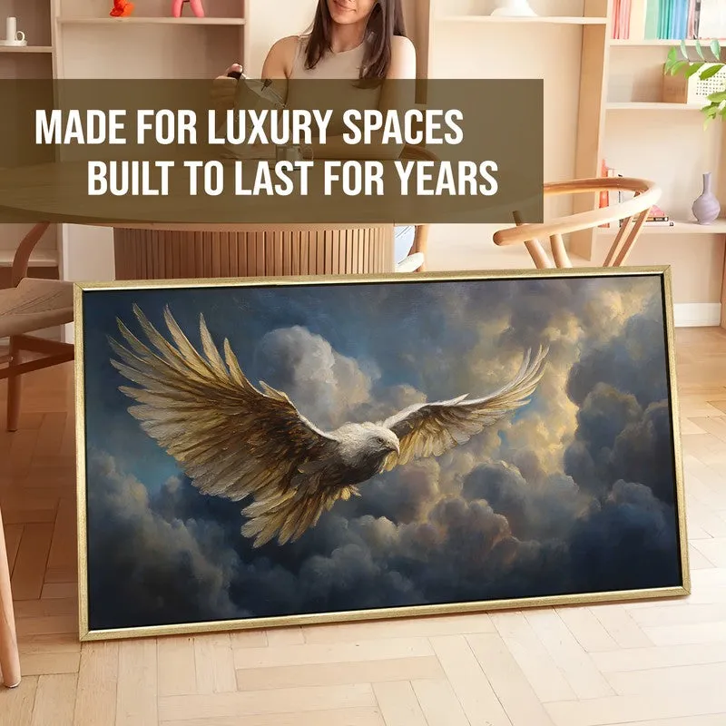 Soaring Canvas Wall Painting With Frame media 5