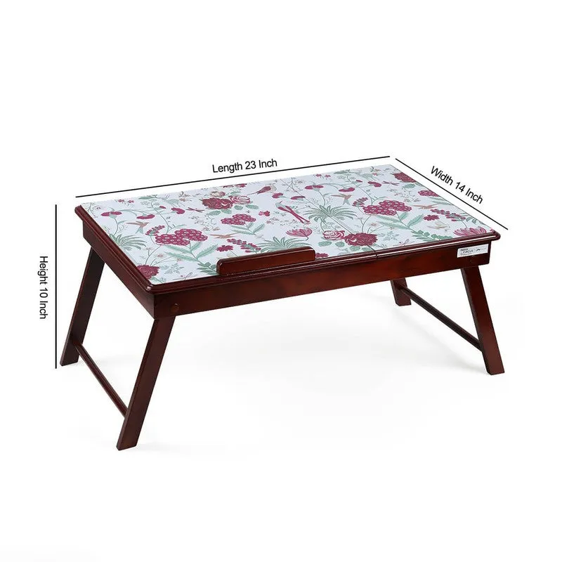 India Circus Teak Wood Galore Laptop Table media 7