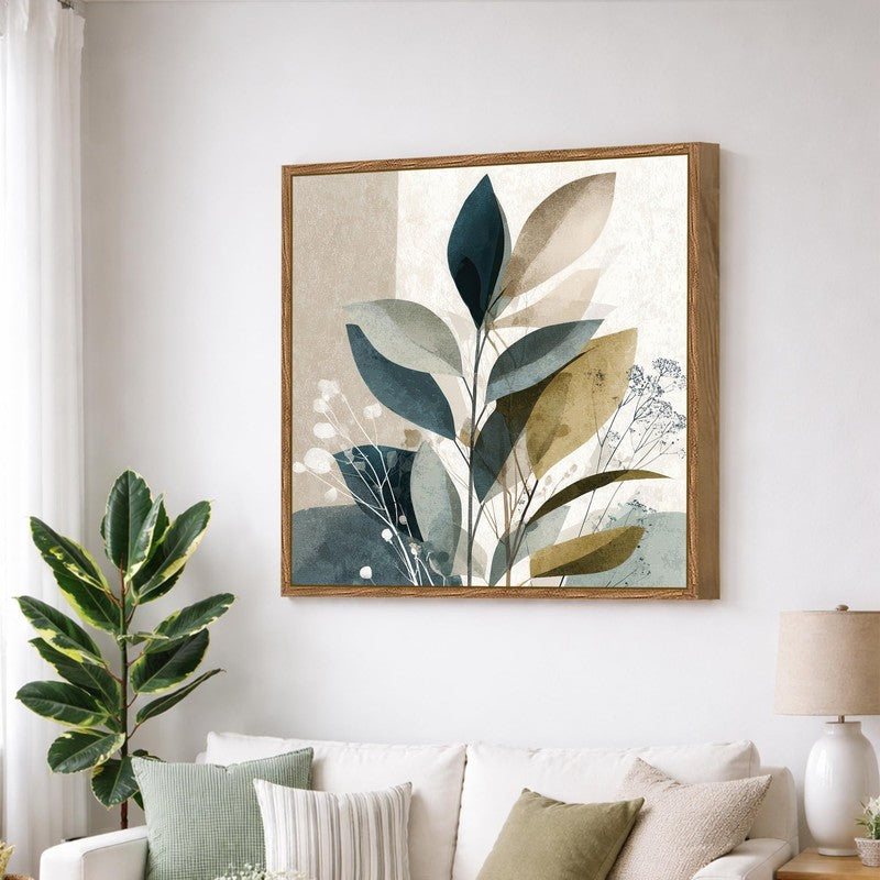 Nature Essence Canvas Wall Art With Frame media 4