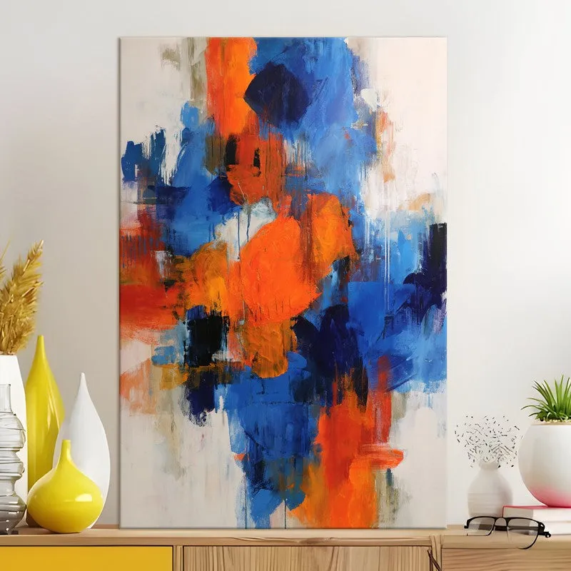 Bold Stroke Abstract Canvas Wall Art media 5