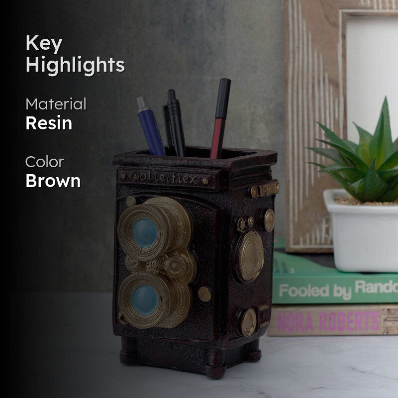 Vintage Owlery Pen Stand media 2