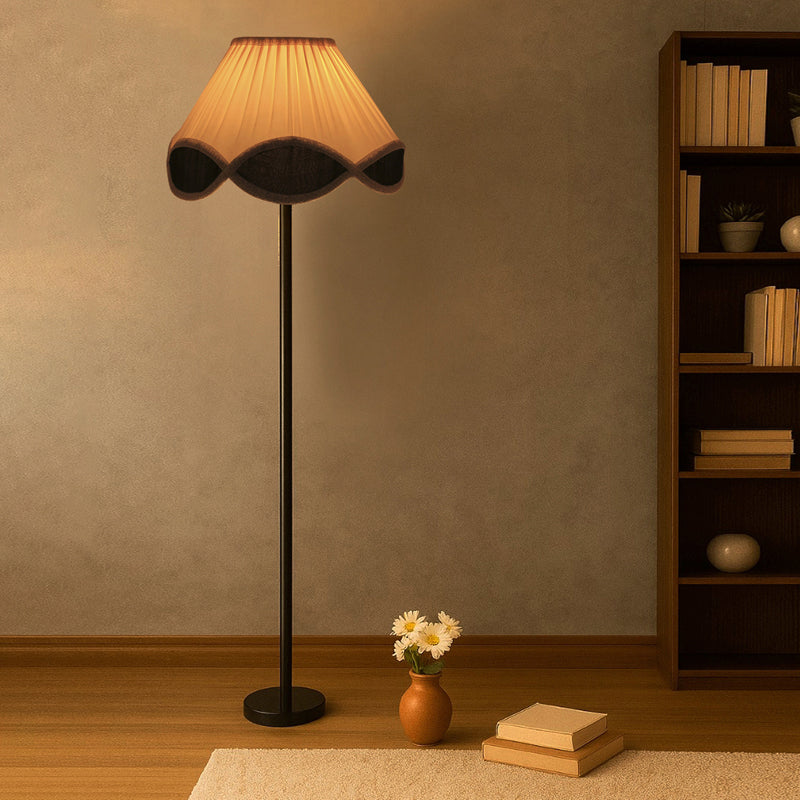 Valencia Rodin Floor Lamp - White, Black