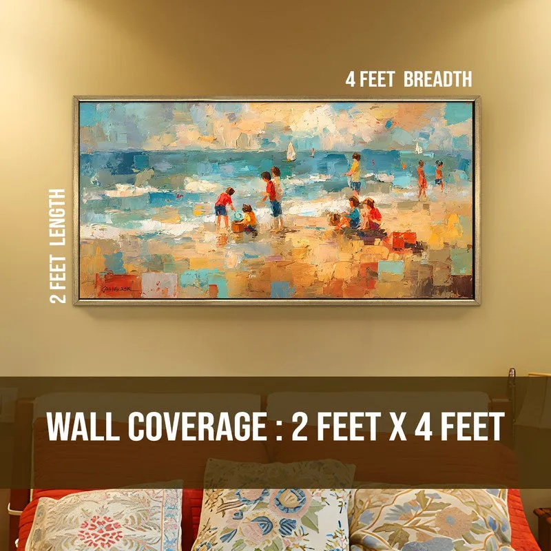 Seabreeze Canvas Wall Painting With Frame media 8
